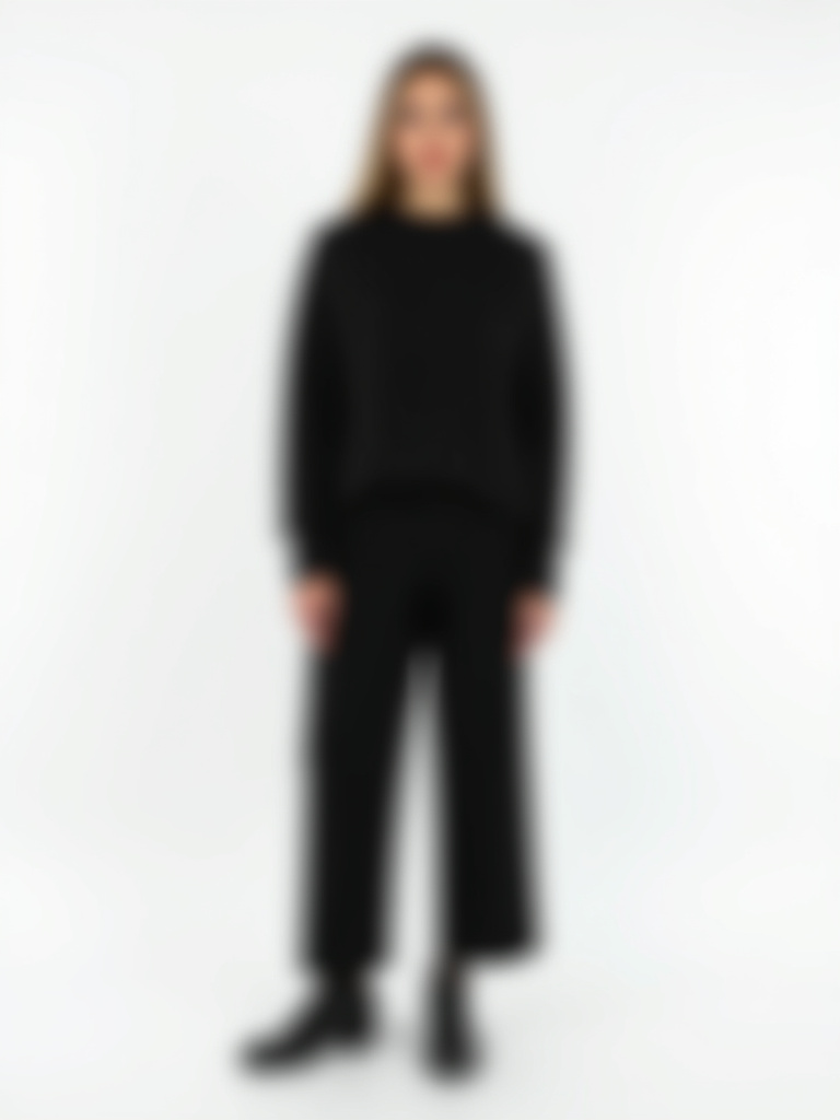 Ensemble Mastour pull et jupe couleur noire